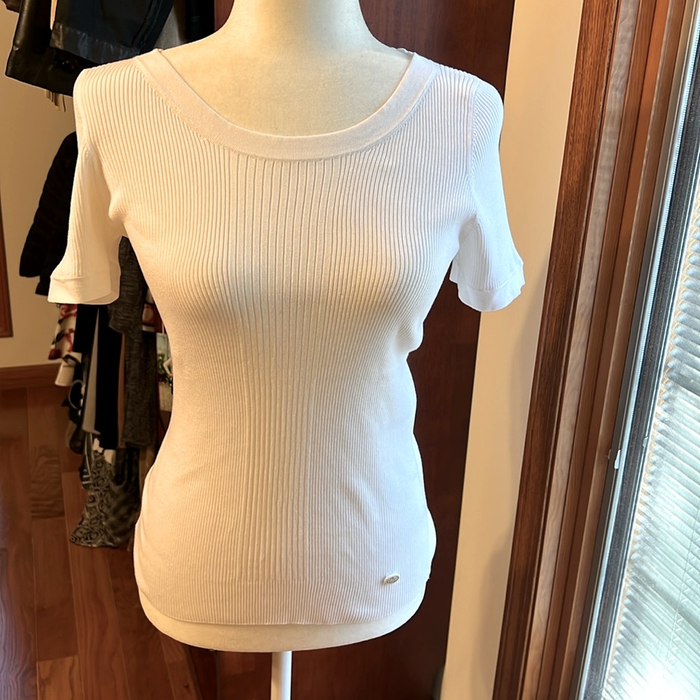 CHANEL COTTON CROP TOP